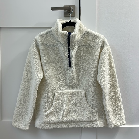 J. Crew Sherpa Quarter Zip - Picture 1 of 2